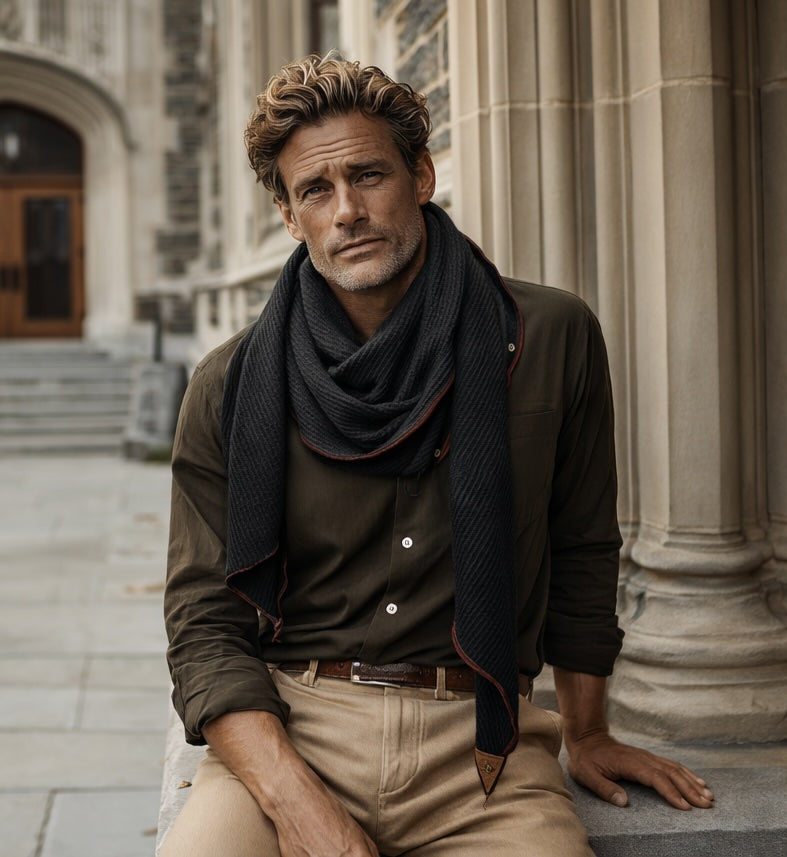 Midnight DNA Scarf