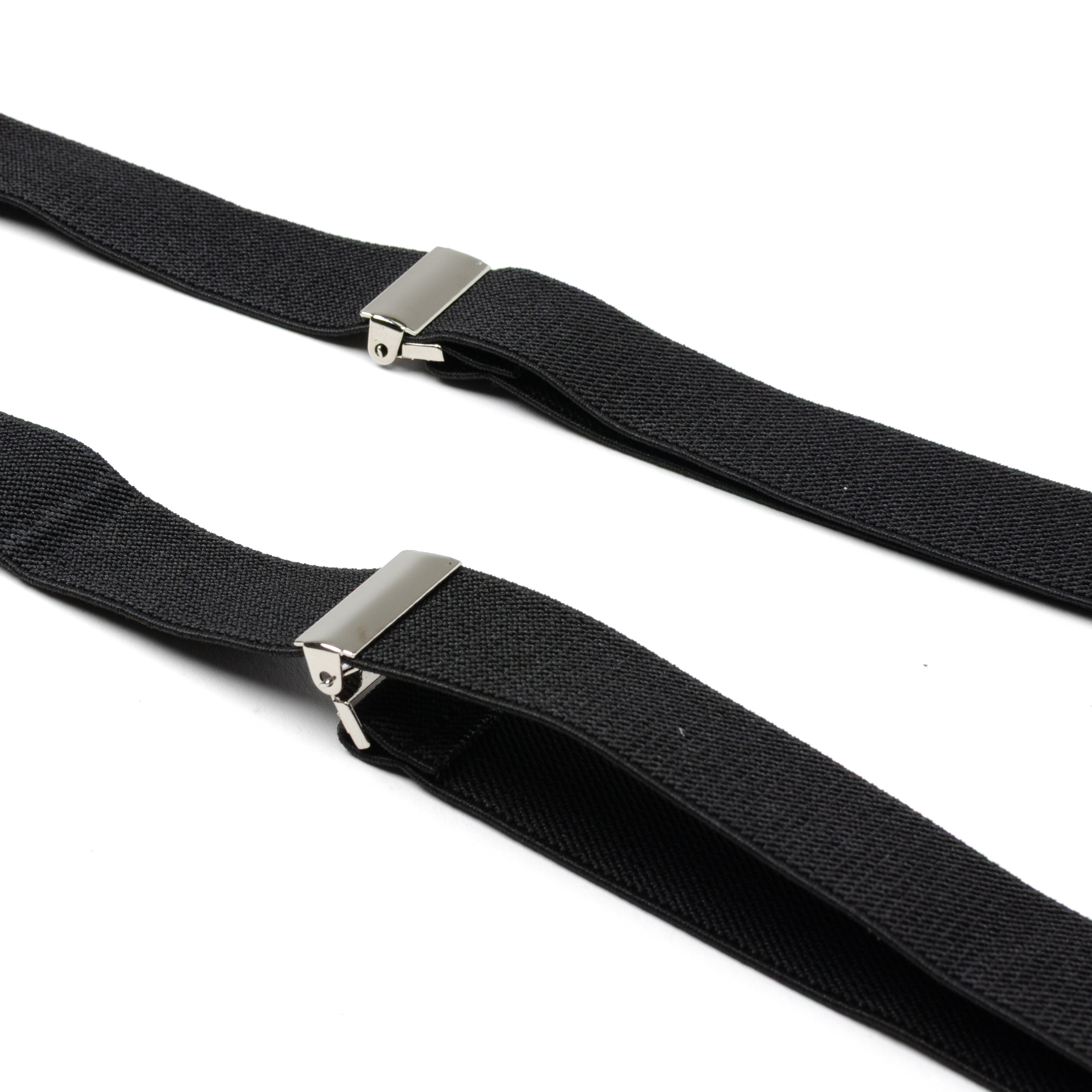 Black H-Back Formal Suspenders