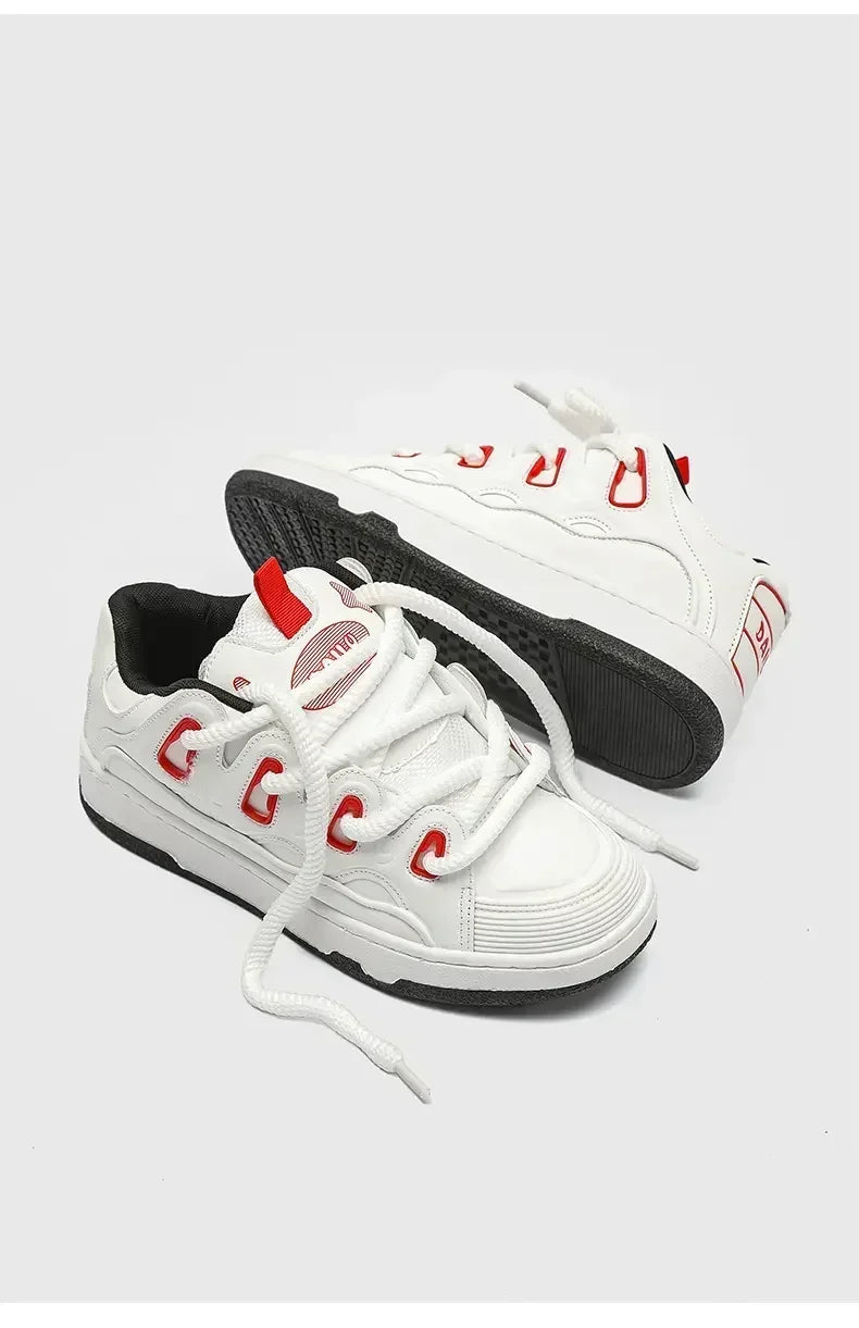 Trendy men's shoes, outdoor sports new thick-soled breathable casual shoes, non-slip and comfortable running shoes, tennis shoes