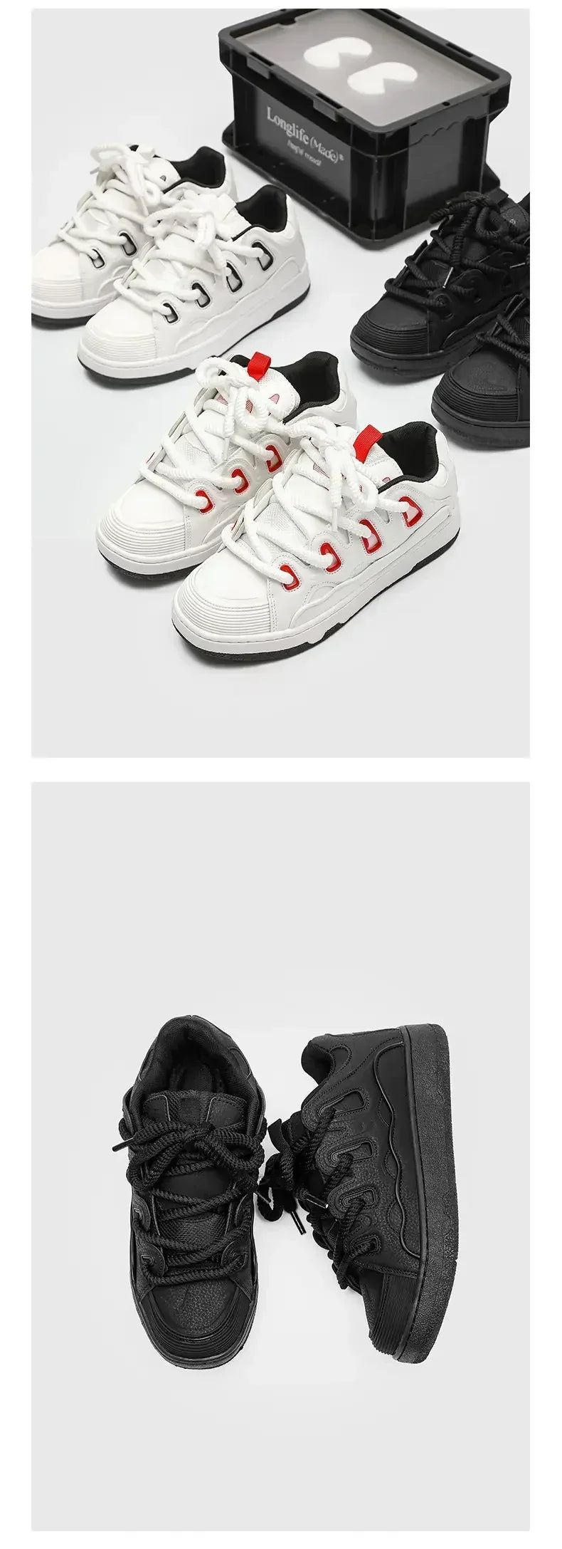 Trendy men's shoes, outdoor sports new thick-soled breathable casual shoes, non-slip and comfortable running shoes, tennis shoes