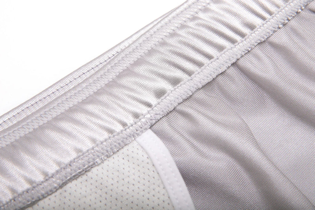 Men's Summer Silk Satin Solid Color Loungewear Shorts Casual Loose Home Pajamas Sleep Soft Bottoms Boxer Cool And Comfortable