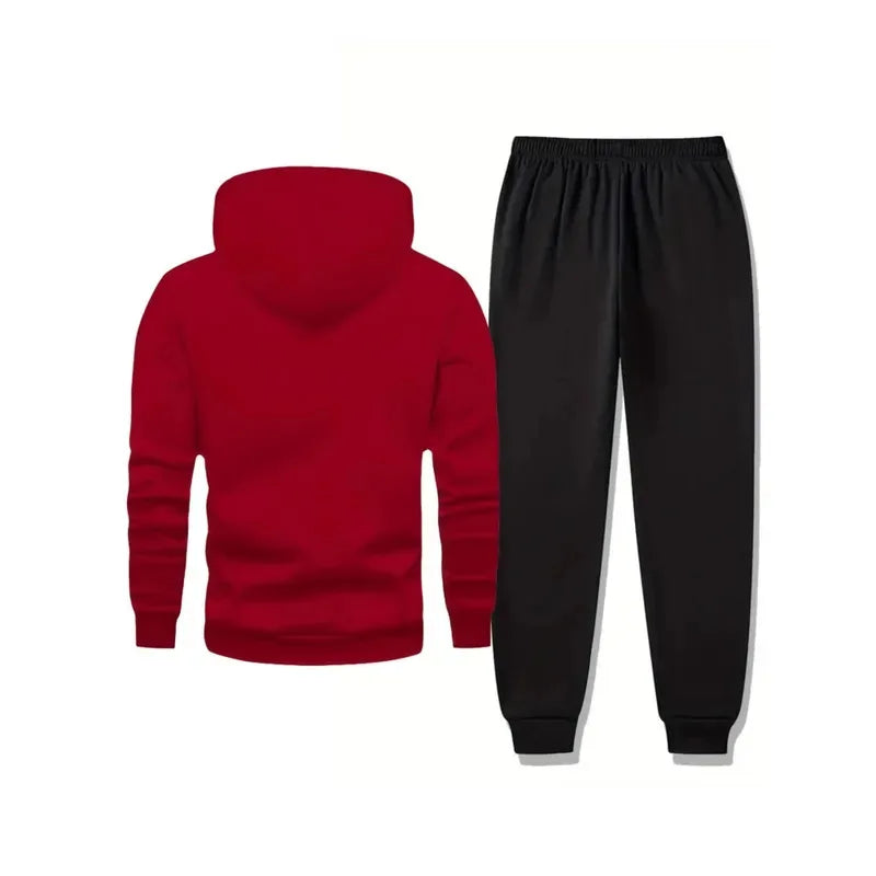 New Fall and Winter Fashionable Men's Suits. Popular Men's Printed, Comfortable and Breathable Clothing. Men's Hooded