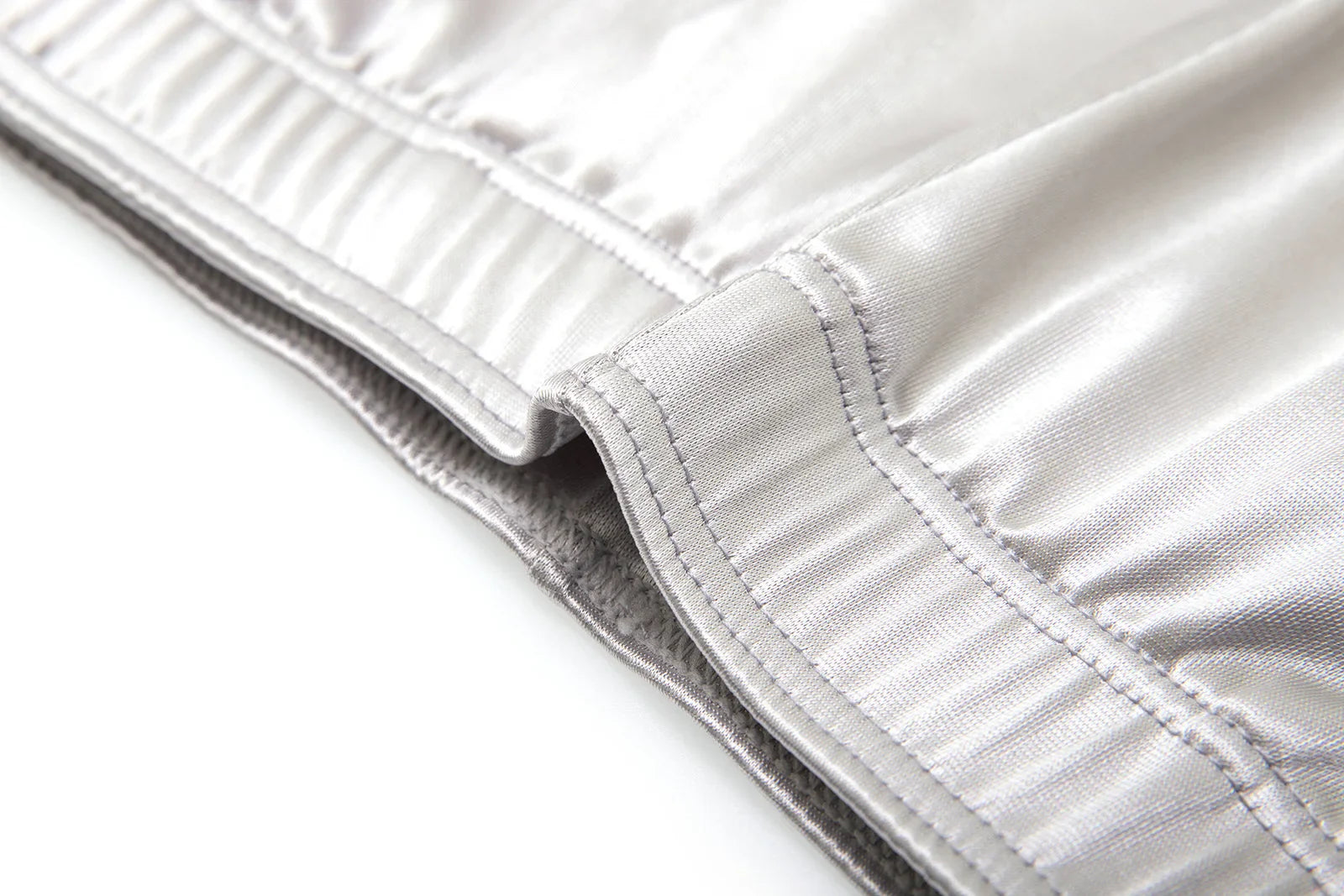 Men's Summer Silk Satin Solid Color Loungewear Shorts Casual Loose Home Pajamas Sleep Soft Bottoms Boxer Cool And Comfortable