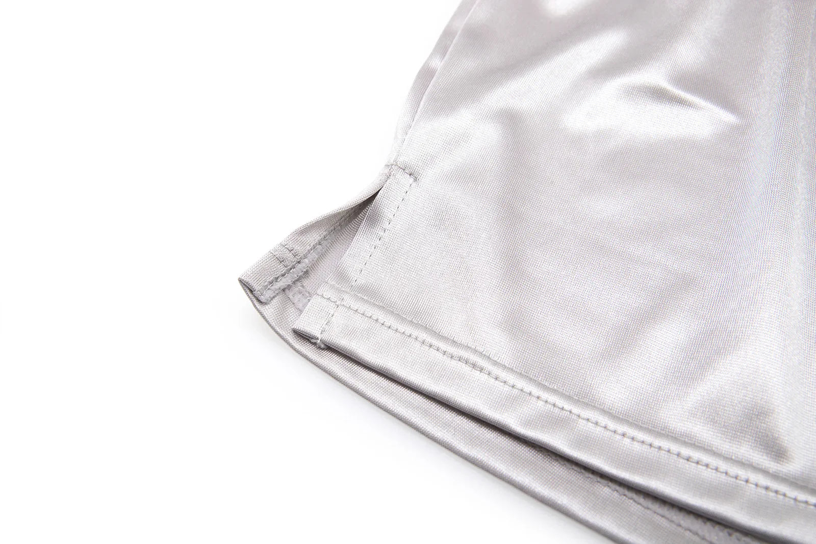 Men's Summer Silk Satin Solid Color Loungewear Shorts Casual Loose Home Pajamas Sleep Soft Bottoms Boxer Cool And Comfortable