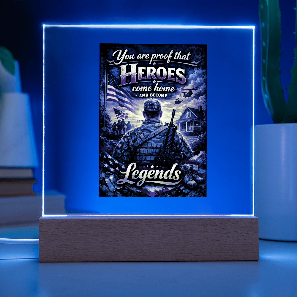 Heroes Come Home – Veteran Tribute Plaque