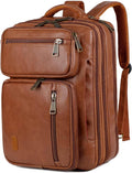 Men's Leather Backpack – Convertible Work Carry