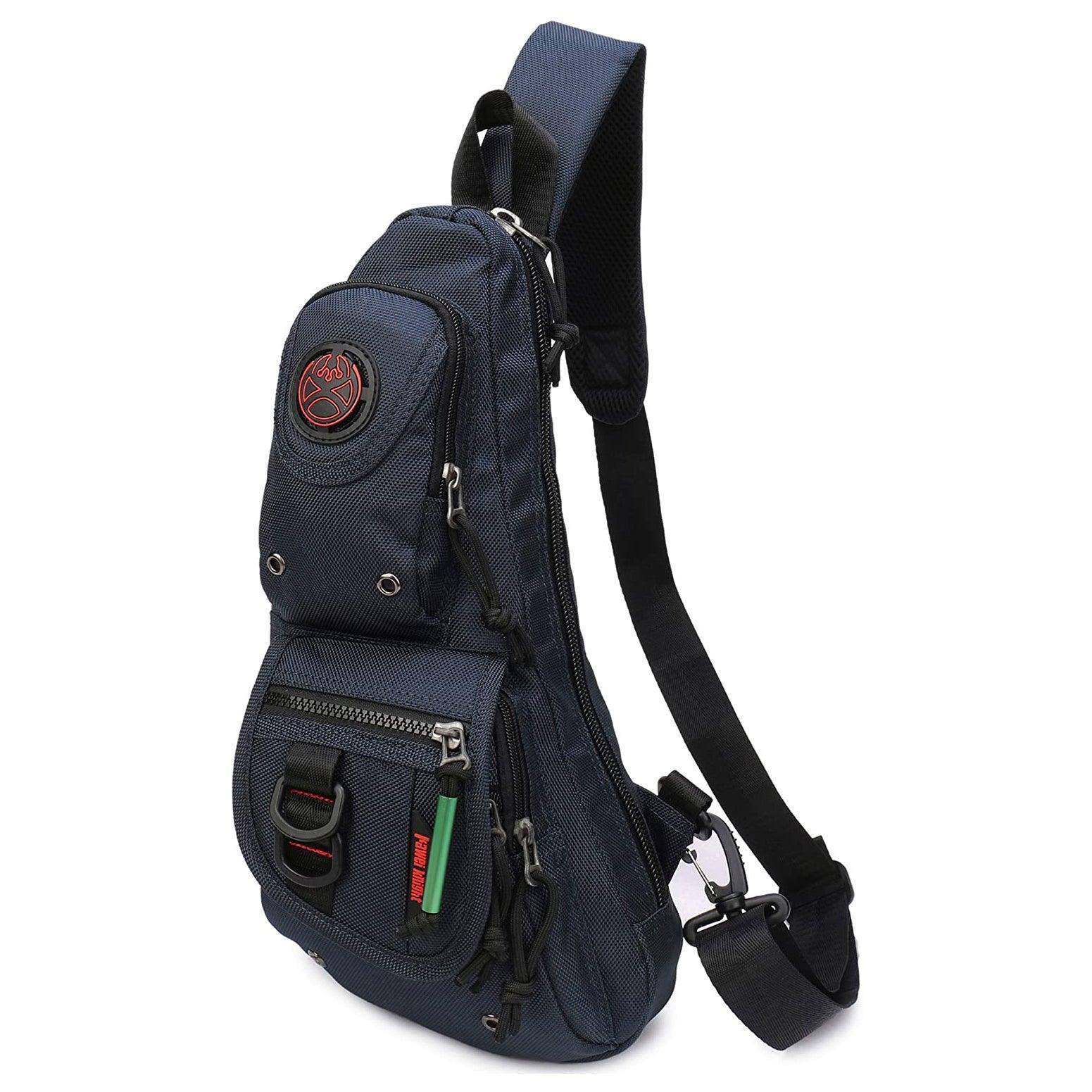 Men's Nylon Sling Bag – Compact Travel Carry