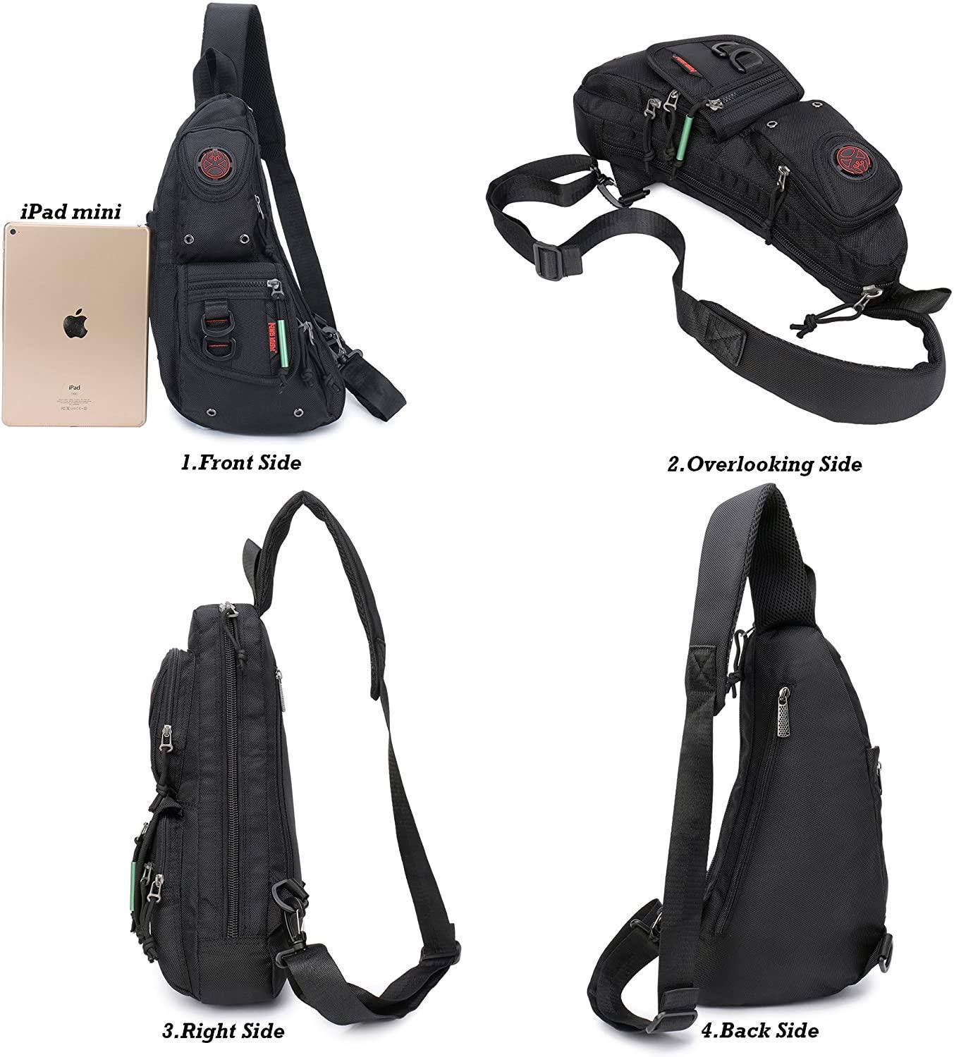 Men's Nylon Sling Bag – Compact Travel Carry