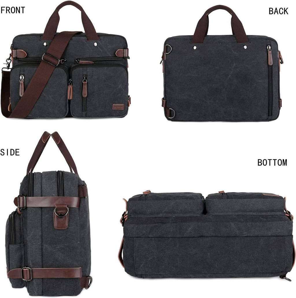 Men's Canvas Messenger Bag – Structured Office Carry