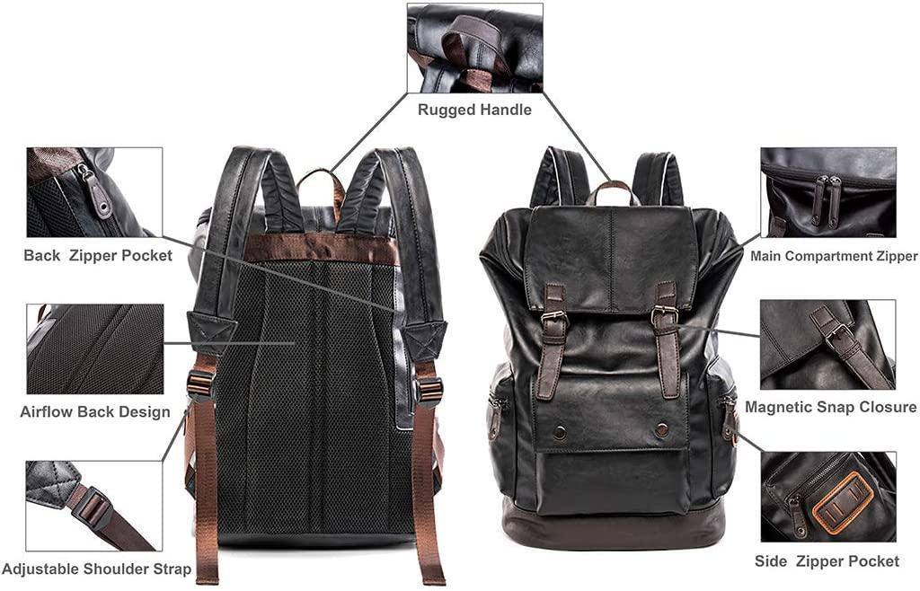 Men's Leather Backpack – Executive Commuter Carry