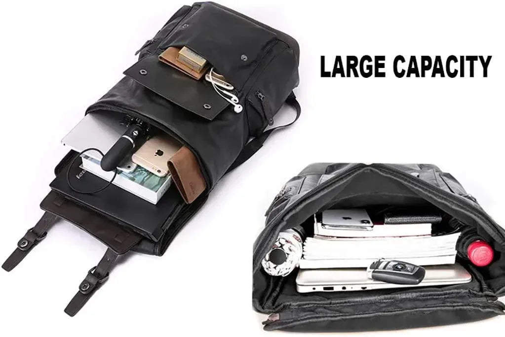 Men's Leather Backpack – Executive Commuter Carry