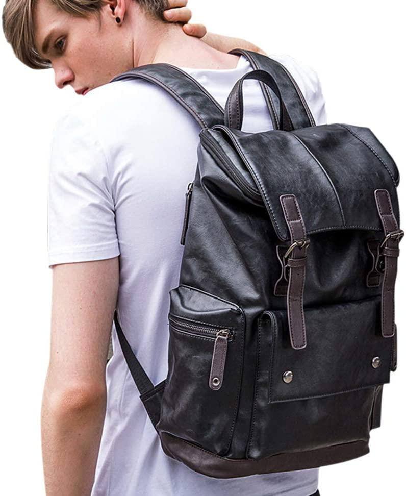 Men's Leather Backpack – Executive Commuter Carry