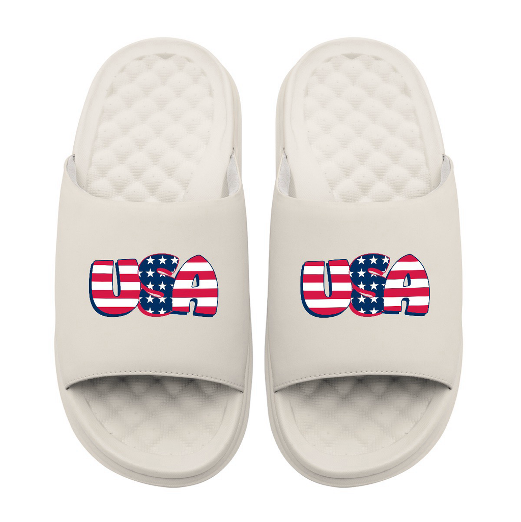 USA Flag Wordmark Motive